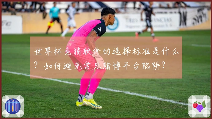 世界杯竞猜软件的选择标准是什么？如何避免常见赌博平台陷阱？